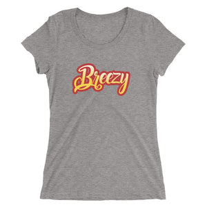 Ladies' Breezy Tri-Blend short sleeve t-shirt