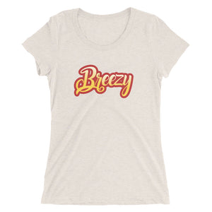 Ladies' Breezy Tri-Blend short sleeve t-shirt