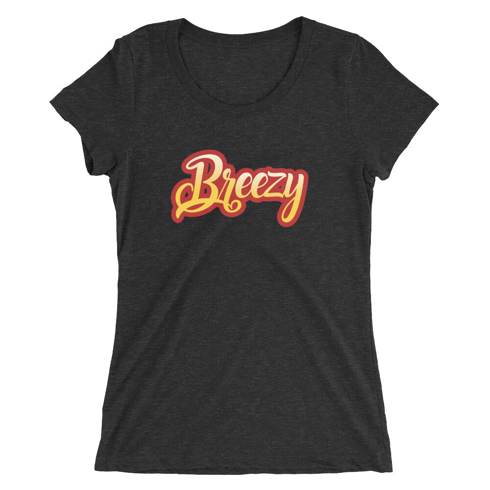 Ladies' Breezy Tri-Blend short sleeve t-shirt