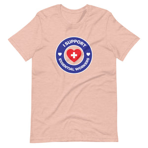 I Support Essential Workers Short-Sleeve Unisex T-Shirt