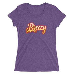 Ladies' Breezy Tri-Blend short sleeve t-shirt