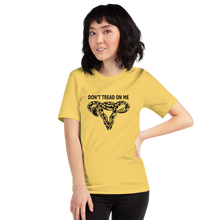 Load image into Gallery viewer, Don&#39;t Tread On Me Uterus Unisex t-shirt
