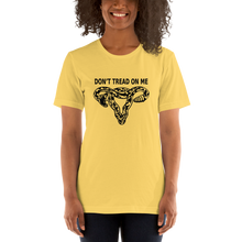 Load image into Gallery viewer, Don&#39;t Tread On Me Uterus Unisex t-shirt
