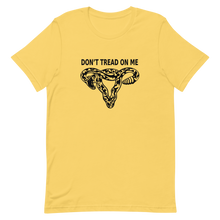 Load image into Gallery viewer, Don&#39;t Tread On Me Uterus Unisex t-shirt
